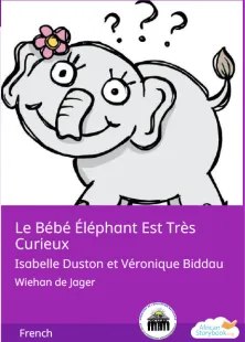 Le Bébé Éléphant Est Très Curieux