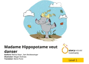 Madame Hippopotame veut danser