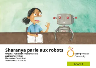 Sharanya parle aux robots