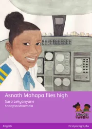 Asnath Mahapa flies high