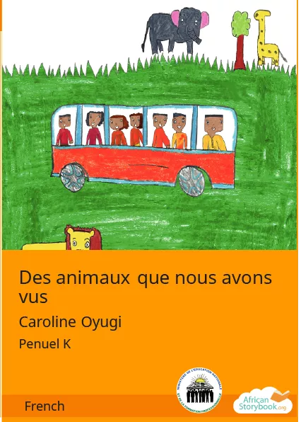 Cover thumbnail - Des animaux que nous avons vus