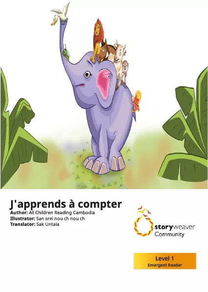 Cover thumbnail - J'apprends à compter