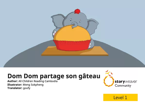 Dom Dom partage son gâteau Cover thumbnail - Dom Dom partage son gâteau