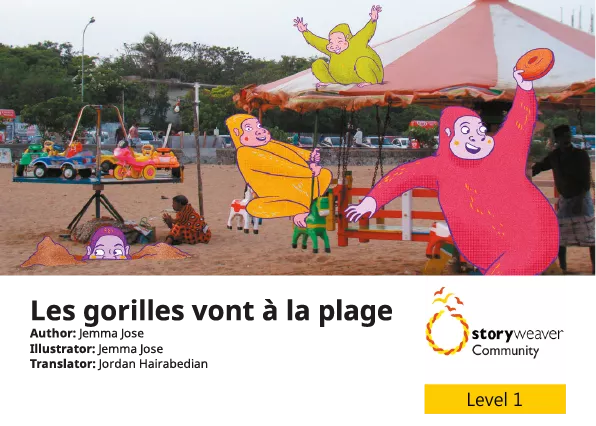Les gorilles vont à la plage Cover thumbnail - Les gorilles vont à la plage