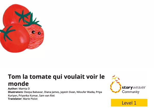 Tom la tomate qui voulait voir le monde Cover thumbnail - Tom la tomate qui voulait voir le monde