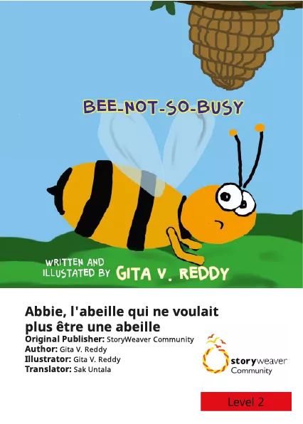 Cover thumbnail - Abbie, l'abeille qui ne voulait plus être une abeille