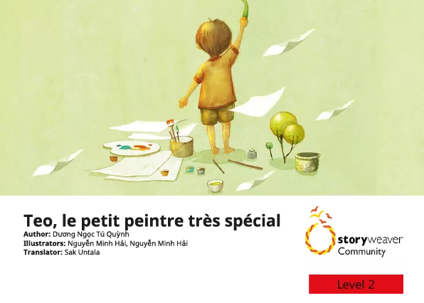 Teo, le petit peintre très spécial Cover thumbnail - Teo, le petit peintre très spécial