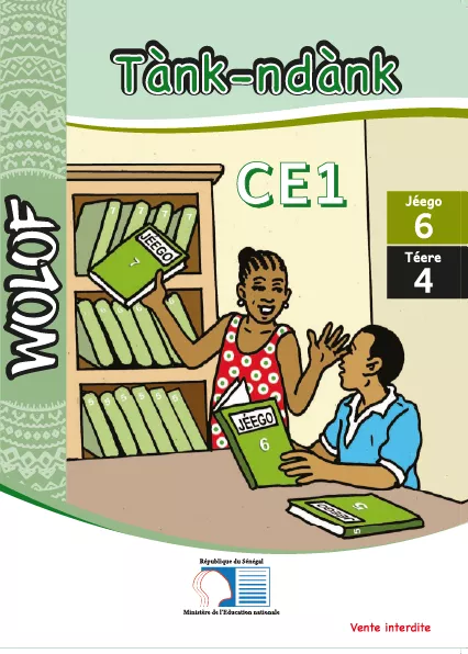 Tànk-ndànk CE1 Jéego 6 Téere 4 Cover thumbnail - Tànk-ndànk CE1 Jéego 6 Téere 4