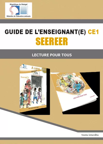 Guide de l'enseignant(e) CE1 - Seereer Cover thumbnail - Guide de l'enseignant(e) CE1 - Seereer