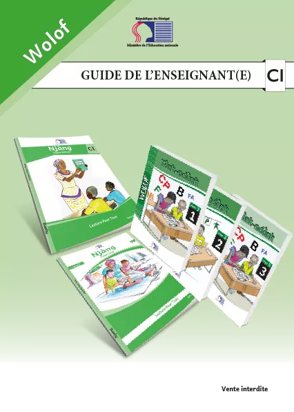 Cover thumbnail - Guide de l'enseignant(e) CI - Wolof