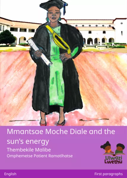 Cover thumbnail - Mmantsae Moche Diale and the sun’s energy
