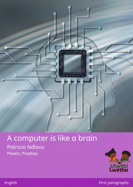 Cover thumbnail - A computer is like a brain