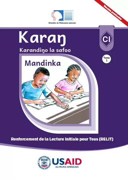 Karaŋ CI - Karandiŋo la safoo - Mandinka - Tome 1 Cover thumbnail - Karaŋ CI - Karandiŋo la safoo - Mandinka - Tome 1