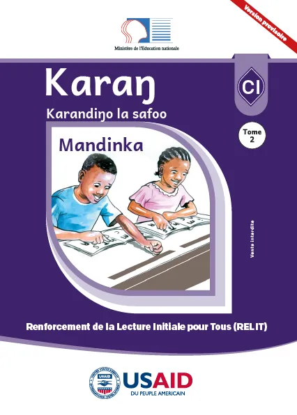 Karaŋ CI - Karandiŋo la safoo - Mandinka - Tome 2 Karaŋ CI - Karandiŋo la safoo - Mandinka - Tome 2