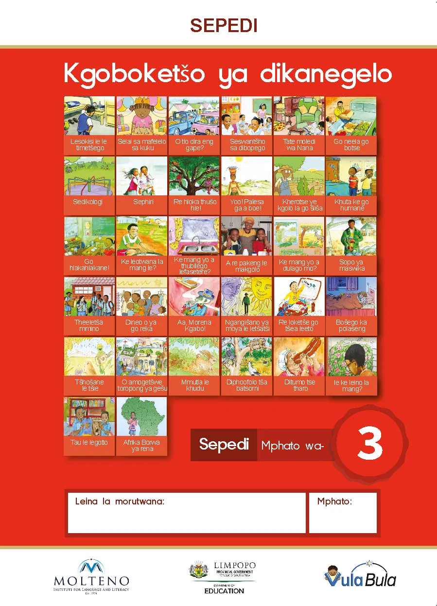 Kgoboketšo ya dikanegelo Grade 3
